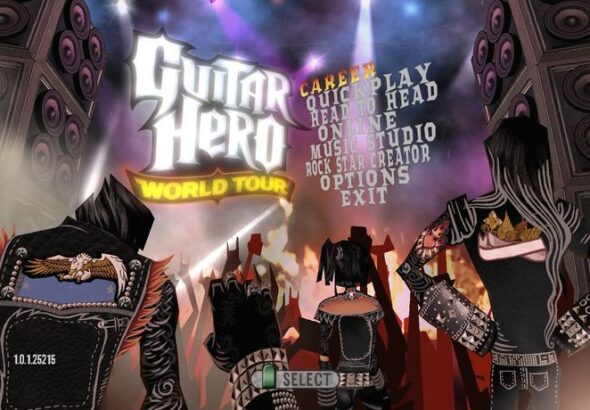 Guitar hero world tour