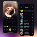 Music player mobile app